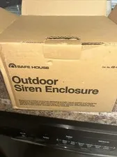 Vintage NOS Radio Shack Safe House Outdoor Siren Enclosure 49-486 NIB NEW