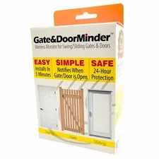 Gate & Door Minder Wireless Monitor for Swing/Sliding Gates & Doors, Easy 5Mi...