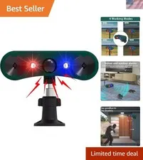 129dB Infrared Motion Detector Alarm with Solar Power - Versatile Security