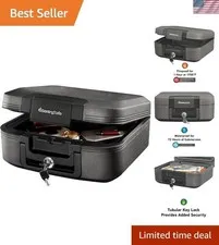 Verified Fireproof Chest Safe - Waterproof for Documents & Media