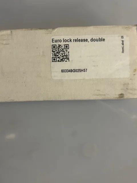603349 EURO LOCK RELEASE DOUBLE TRIANGLE LIFT LOCK