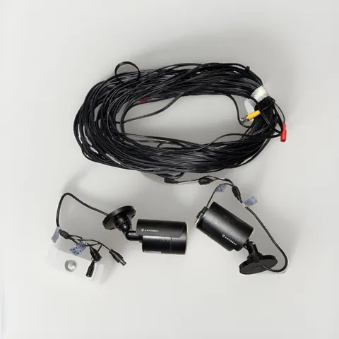Amcrest AMC2MBC28P-B CCTV Bullet Cameras 2-Pack Outdoor Night Vision Wired BNC