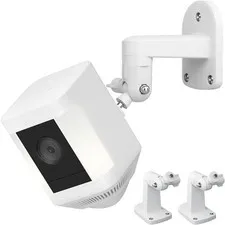 2 Pack Adjustable Wall Mount for Ring Spotlight Cam Battery/Cam white