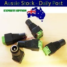 5x Female DC Jack 5.5 x 2.1mm 12V Power Plug Adaptor Connector CCTV LED