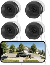 4 Pack 3MP 2K WiFi Magnetic Window Angle Mounted Camera Adjustable Color 5G/2.4G
