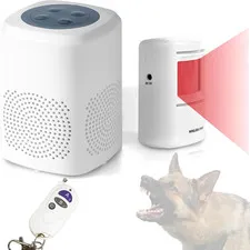 Motion Activated Barking Dog Alarm - Waterproof Security Sensor for Home & Yard