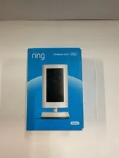 Ring Outdoor Cam Plus Battery 2K HD Smart Security Camera -White (G12)