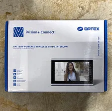 Optex IVPC-MS Video Intercom Battery Wireless Wi-Fi 7in LCD Micro SD Slot