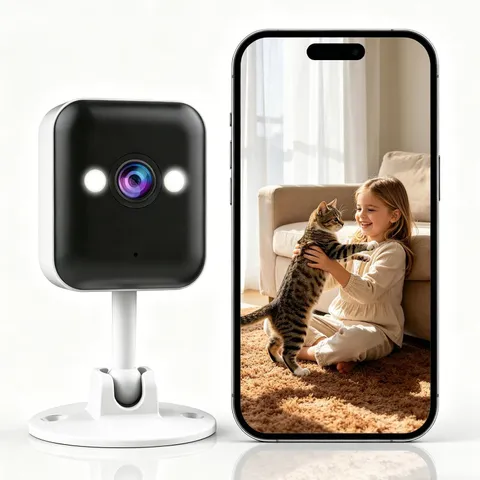 JOOAN 2K Indoor Outdoor Security Camera, 2.4G WiFi, IP66 Waterproof, Motion Dete