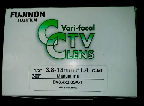 Fujinon Fujifilm MP DV3.4X3.8SA-1 Lens 3.8-13mm