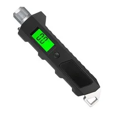 Car Tire Pressure Gauge with Digital LCD Display and Car Flashlight, C7165
