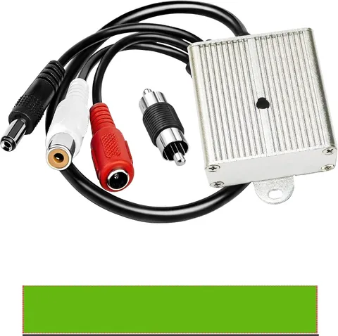 CCTV Microphone Audio Outdoor Security Gift RCA Tiny Surveillance Mic DVR High