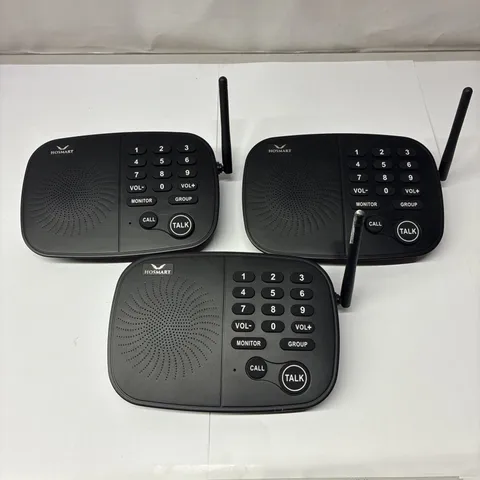 (1) Hosmart HY810 10-Channel 1/2 Mile Range Wireless Intercom Only System Tested