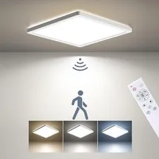 BLNAN Dimmable Motion Sensor LED Ceiling Light with 12inch 1pack, White