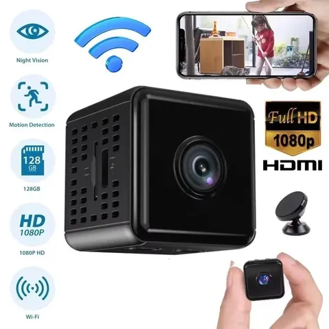 1080P Mini Camera WiFi HD IP Night Vision Camcorder Home Security Video Audio