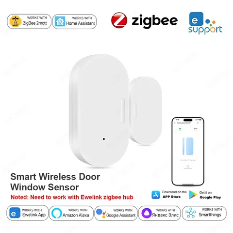 Zigbee 3.0 Wireless Door Window Sensor Smart Home Open Close Security Alarm