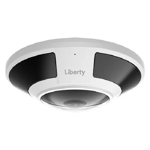 Liberty L3 12MP, 1.8mm, IP 360°,50’ IR,PoE Outdoor Fisheye Camera-#L3IP12FE360S