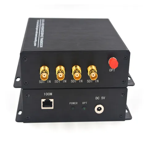 3G SDI to Fiber optic Media Converters- Video Audio Transmitter and Receiver