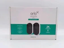 Arlo Essential 2K Outdoor Security Camera System (2-Pack) VMC3281L06