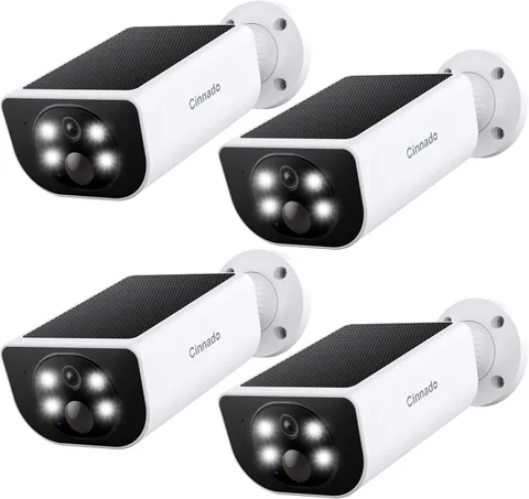 Security Cameras Wireless Outdoor - Home Security Cameras Solar & Battery Powere