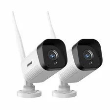 ANNKE 2x 5MP Wireless Outdoor Security IP Camera WIFI Two Way Audio AI Detection