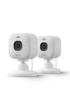 Blink Mini 2K (newest model) Plug in Home & Pet Indoor Security Camera (2 Pack)