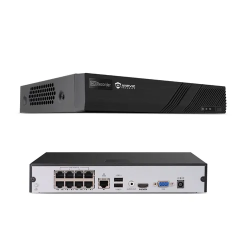 Anpviz 4K 8CH PoE NVR for Home Security Camera System, NO HDD