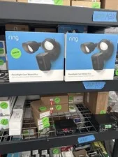 Ring Floodlight Cam Wired Plus Outdoor Security Camera Black New Sealed