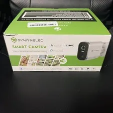 Symynelec Smart Camera, IP65-Waterproof, Indoor Outdoor Use 2 Cameras 