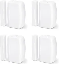 Zigbee Contact Sensor 4 Pack, Door and Window Monitor, Home Automation,Works wit