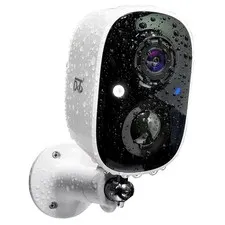 Security Cameras Wireless Outdoor: WiFi Battery Cameras for Home Outside 2K C...