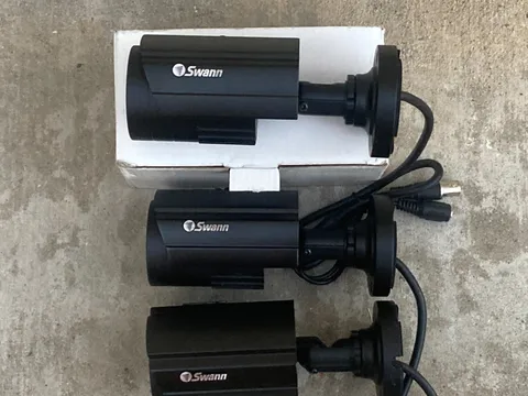 Lot of (3) Open Box SWANN Pro-500 Series Security Camera's Only.