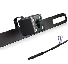 Goodsby Backup HD Camera Rear Front View License Plate Night Style 1, Black