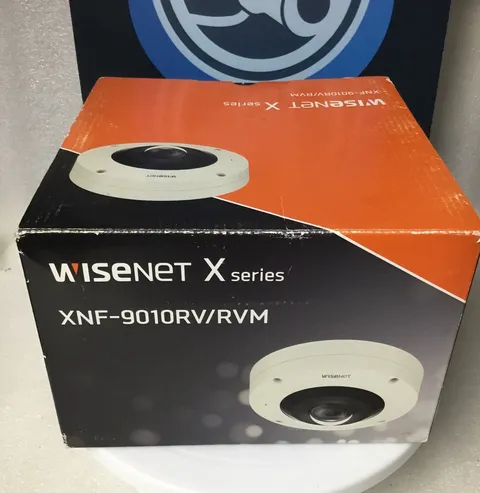 Hanwha Wisenet XNF-9010RV 12MP 360° Panoramic Fisheye Network IP Camera PoE NEW!