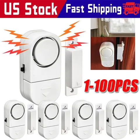 Wireless Home Window Door Burglar Security Alarm System Magnetic Sensor lot