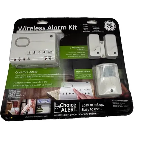 GE Choice Alert Wireless Alarm Kit (Model 45171)