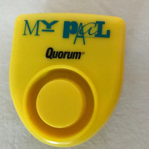 QUORUM MyPAAL TEEN's Security Attack Alarm with Clip ~ Loud Noise ~ New in Box