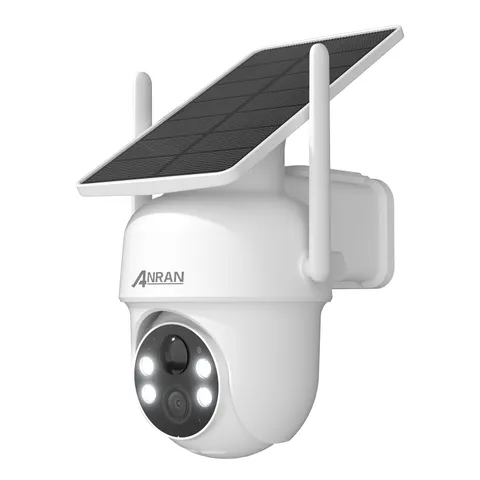 ANRAN 3MP HD Solar Battery Wireless Security Camera Outdoor 360° PTZ 2 Way Audio