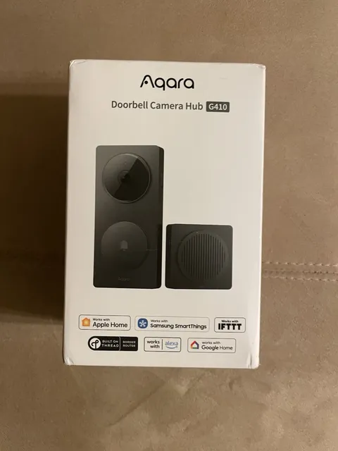 Aqara - Video Doorbell Camera - Wired/Battery Powered - Hub G410 Select - Black