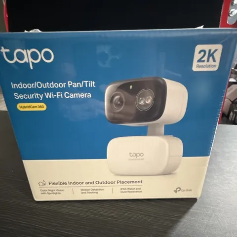 Tapo HybridCam 360 2K Pan/Tilt Indoor/Outdoor Wi‑Fi IP65 Night Vision