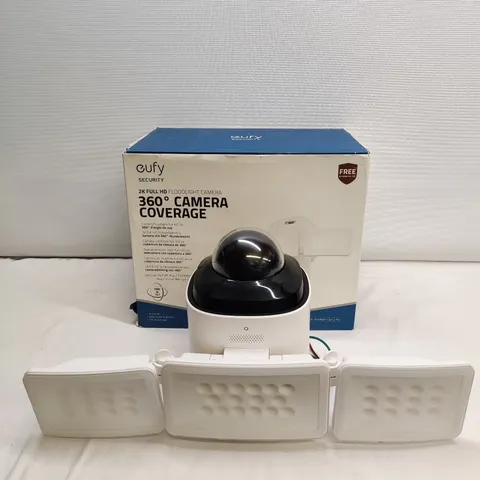 EUFY T8423 2K FULL HD FLOODLIGHT LIGHT CAMERA 360 DEGREES CAM UNTESTED