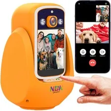 NBKsmart 2 Way Camera Audio/Video,2.8''Screen Pan/Tilt WiFi AI Motion Detecti...