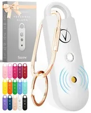 Personal Alarm for Self Defense with Low Battery Notice, Strobe Light & Extra...