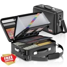 Tamfile Large Black Fireproof Document Box