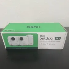 Blink Outdoor 2K+ Wireless Security Camera System 2-Cam Kit Sync Module Core
