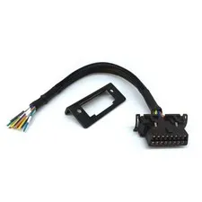 OBD2 J1962 Female to Open Pigtail Cable Bracket 16PIN OBDII Port 1 PC