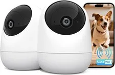 5G Cameras for Home Security 2Pack, Baby & Pet Monitor,2.5K Video | Motion De...