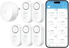GoveeLife Smart Water Leak Detector 1s WiFi 1804ft Range 5Yr Battery 5 Pack