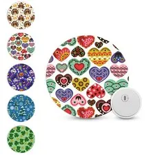 20pack Libre 3 Plus Sensor Covers Waterproof,15 Days Long-Stay 5 Festive Desi...
