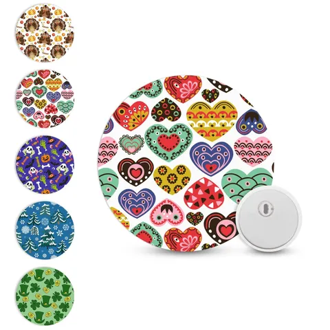 20pack Libre 3 Plus Sensor Covers Waterproof,15 Days Long-Stay 5 Festive Desi...